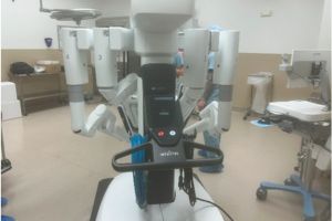 Medical imaging equipment in hospital room Medical imaging equipment in hospital room